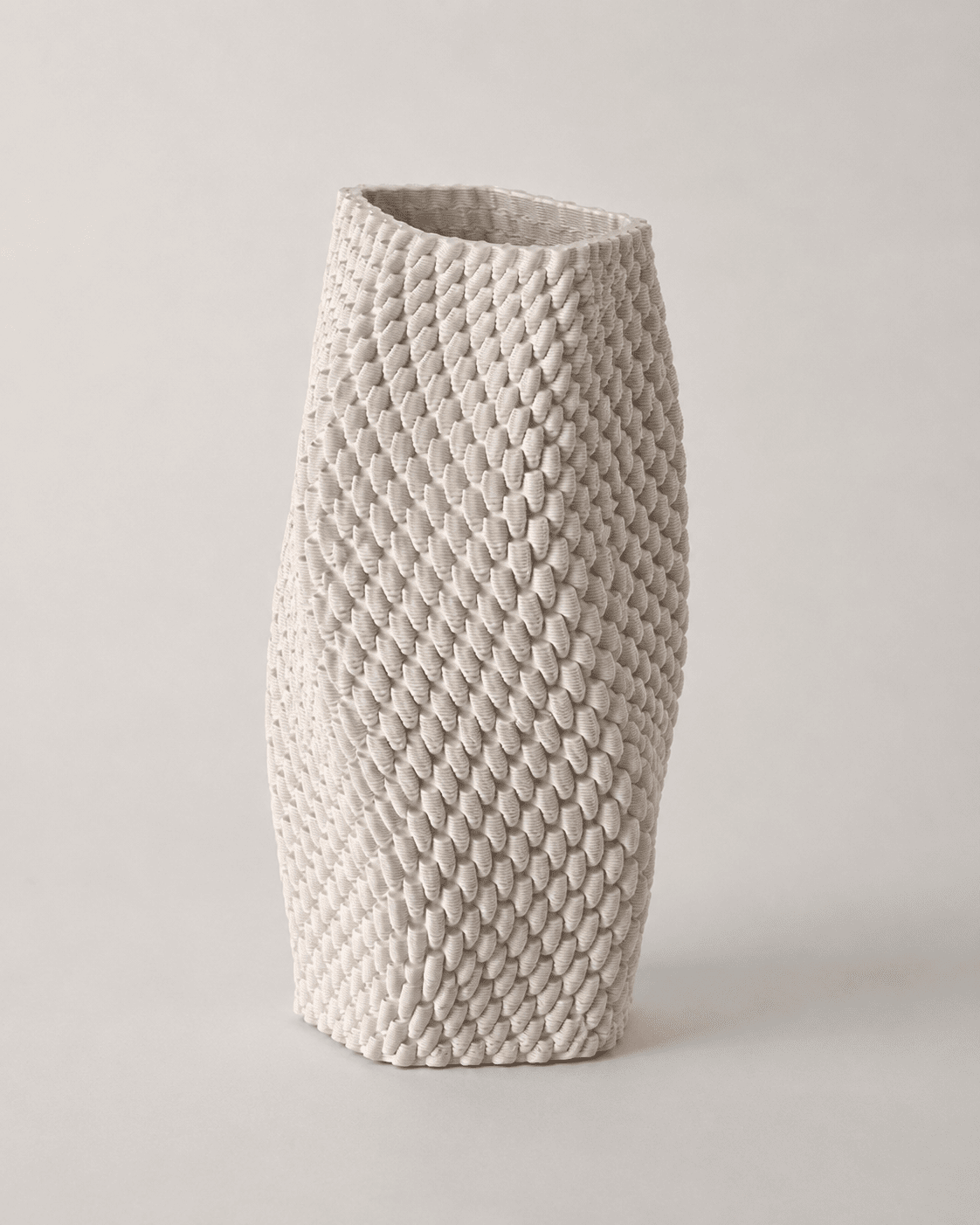 Ceramic Vase Twisted Detail