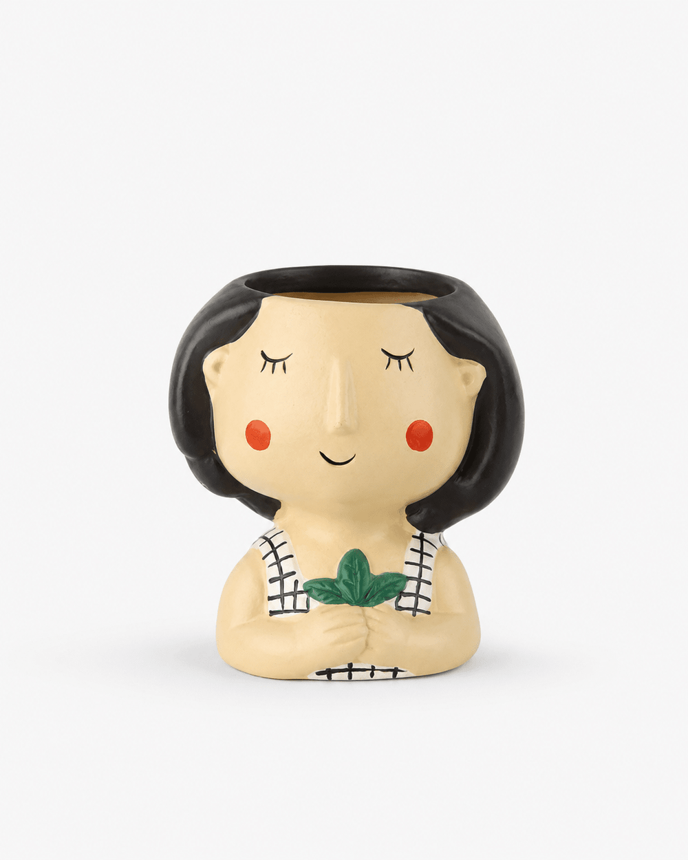 Ceramic Vase Character Face
