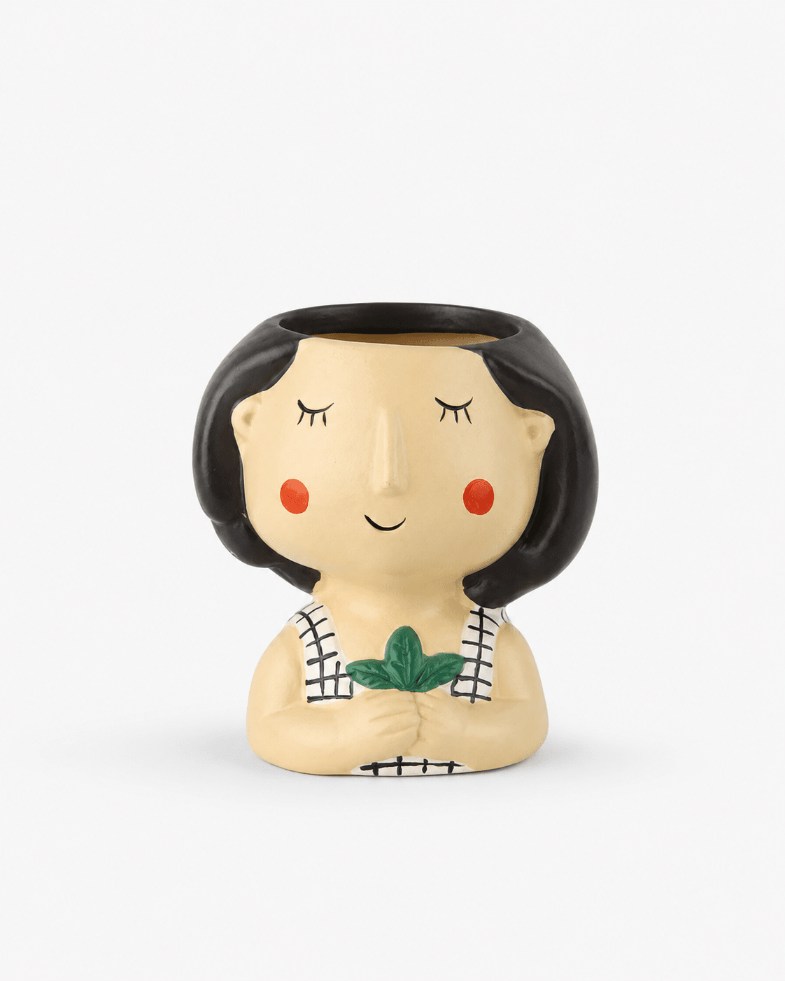 Ceramic Vase Character Face