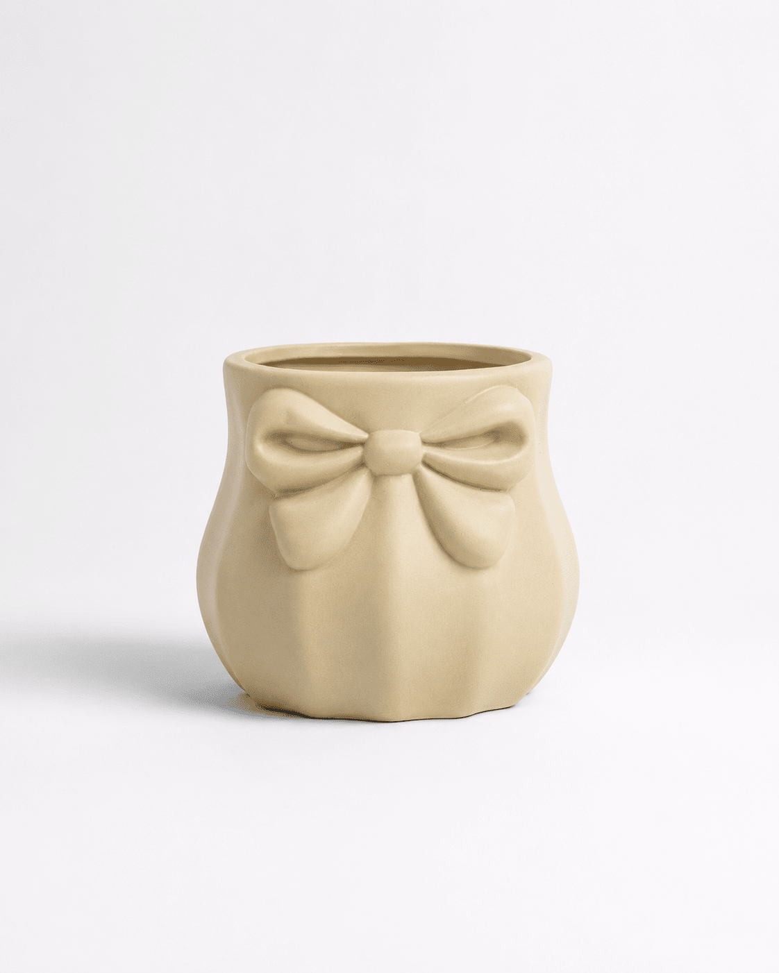 Ceramic Pot Ribbon Detail