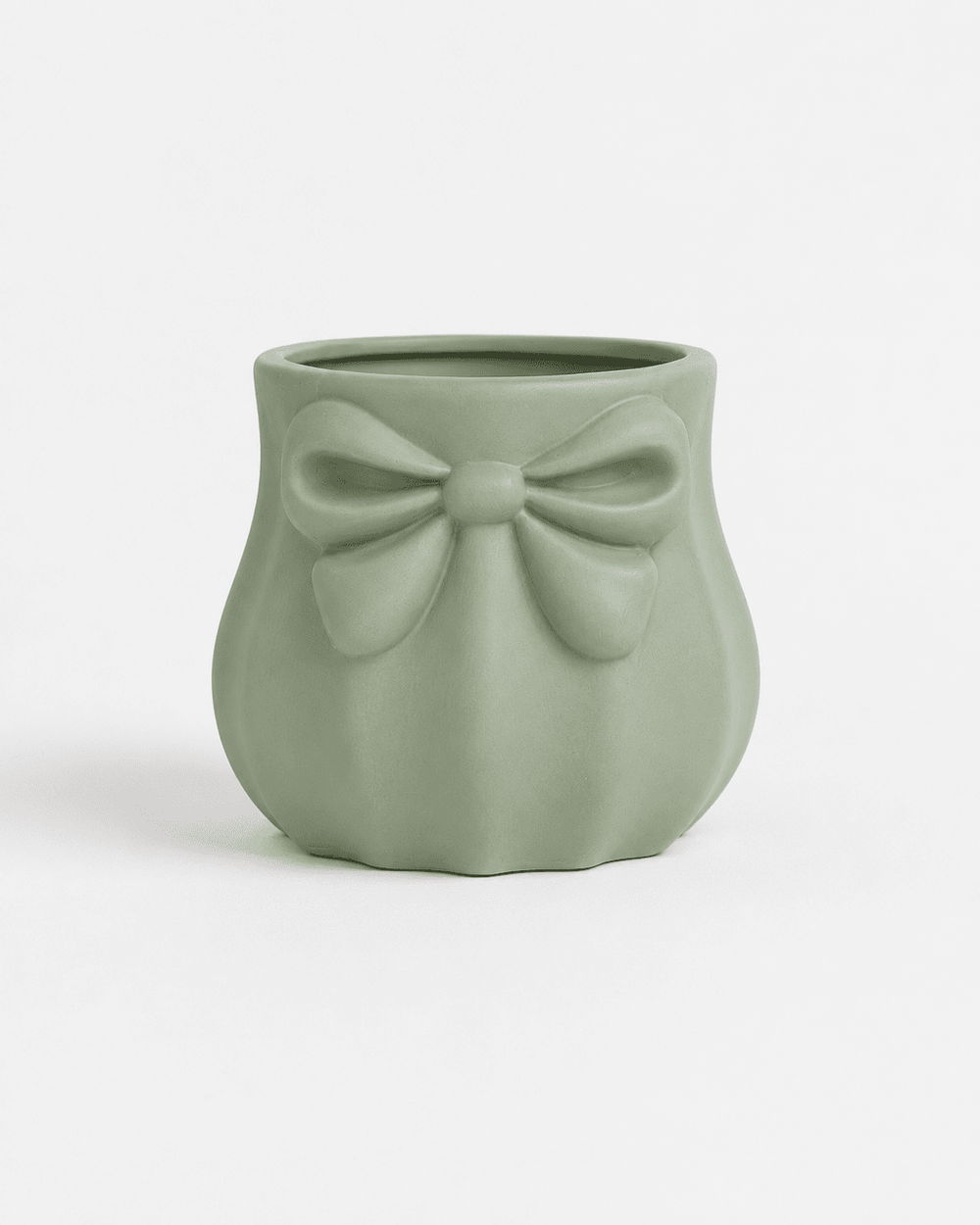 Ceramic Pot Ribbon Detail