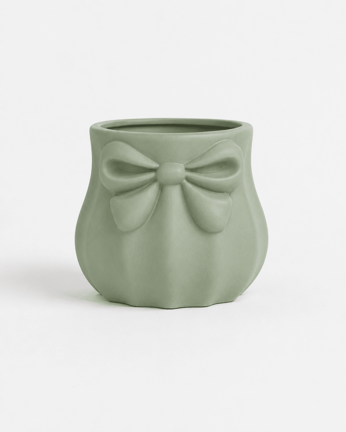 Ceramic Pot Ribbon Detail