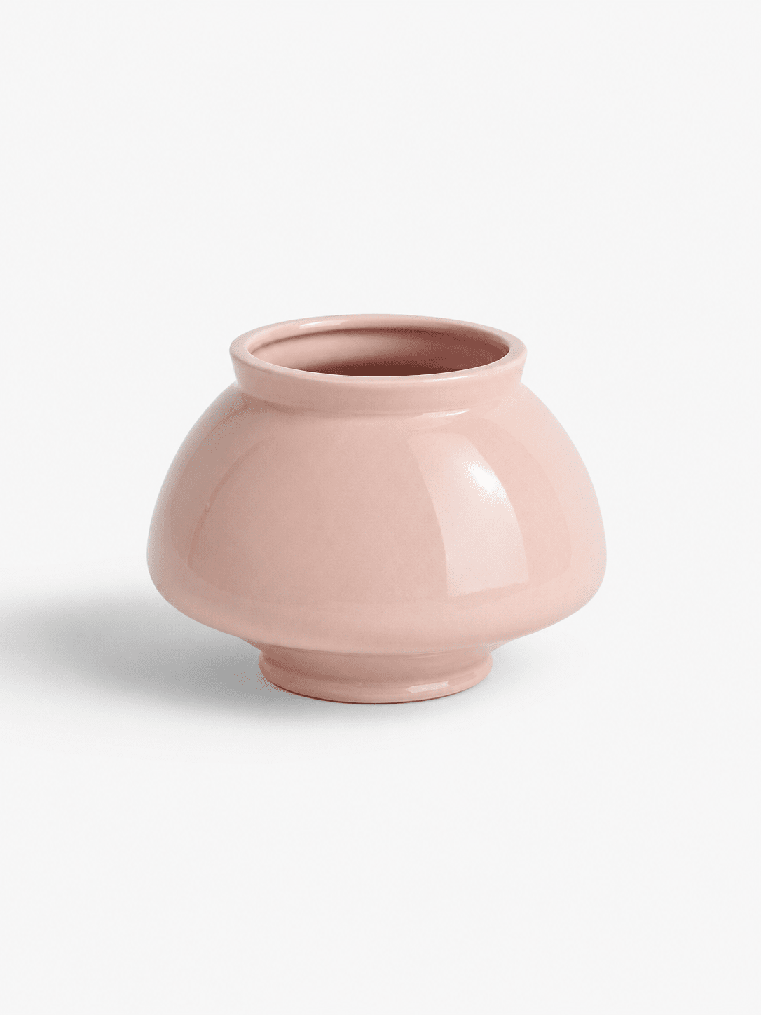 Ceramic Pot Curve Base