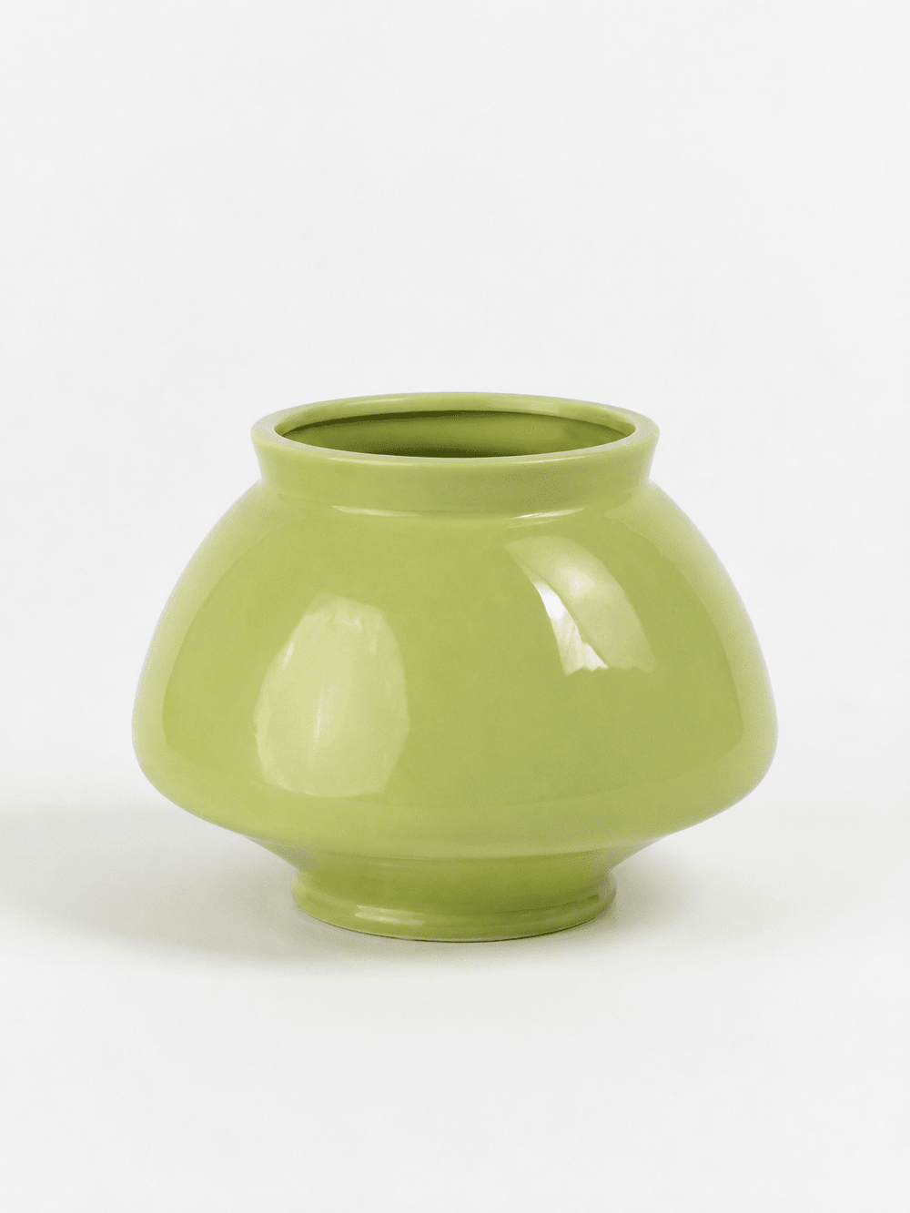 Ceramic Pot Curve Base