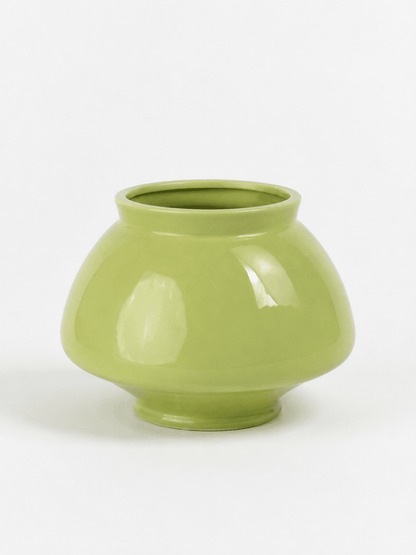 Ceramic Pot Curve Base