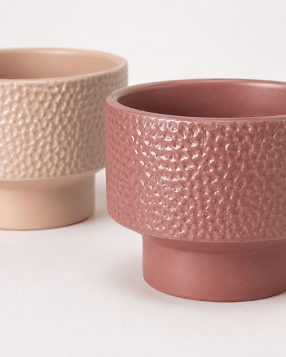 Ceramic Pot with texture (5 SIZES)