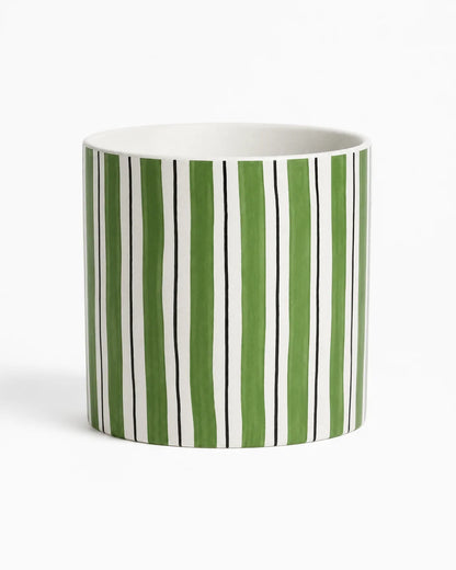 Ceramic Pot Vertical Line