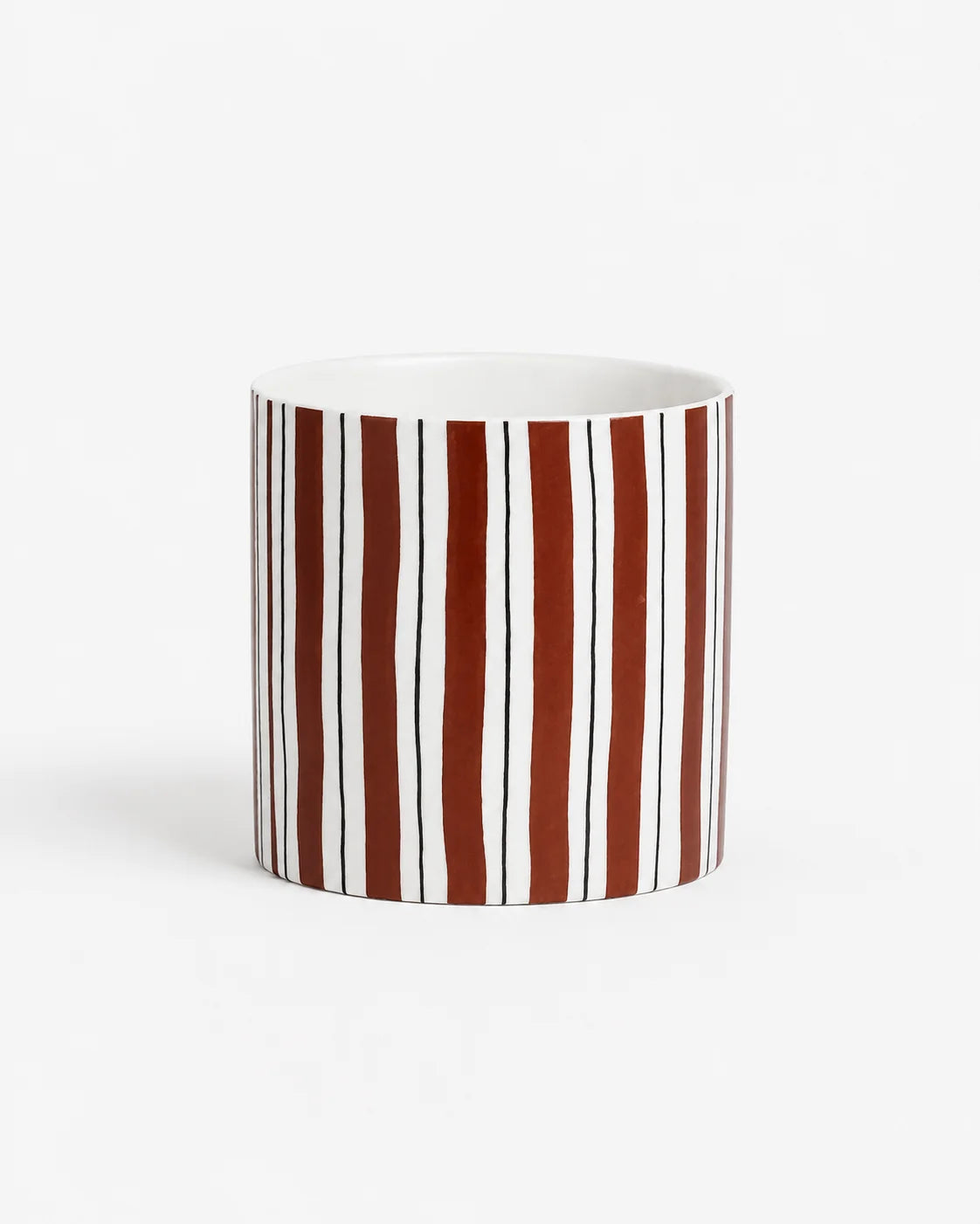 Ceramic Pot Vertical Line