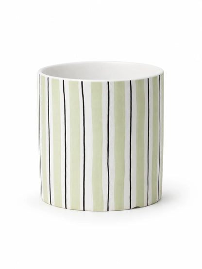 Ceramic Pot Vertical Line