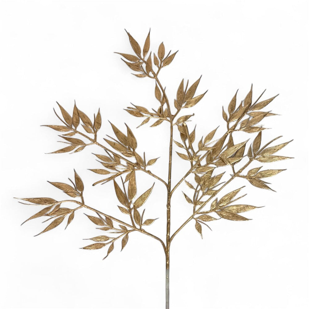 Artificial Gold Bamboo Leaf