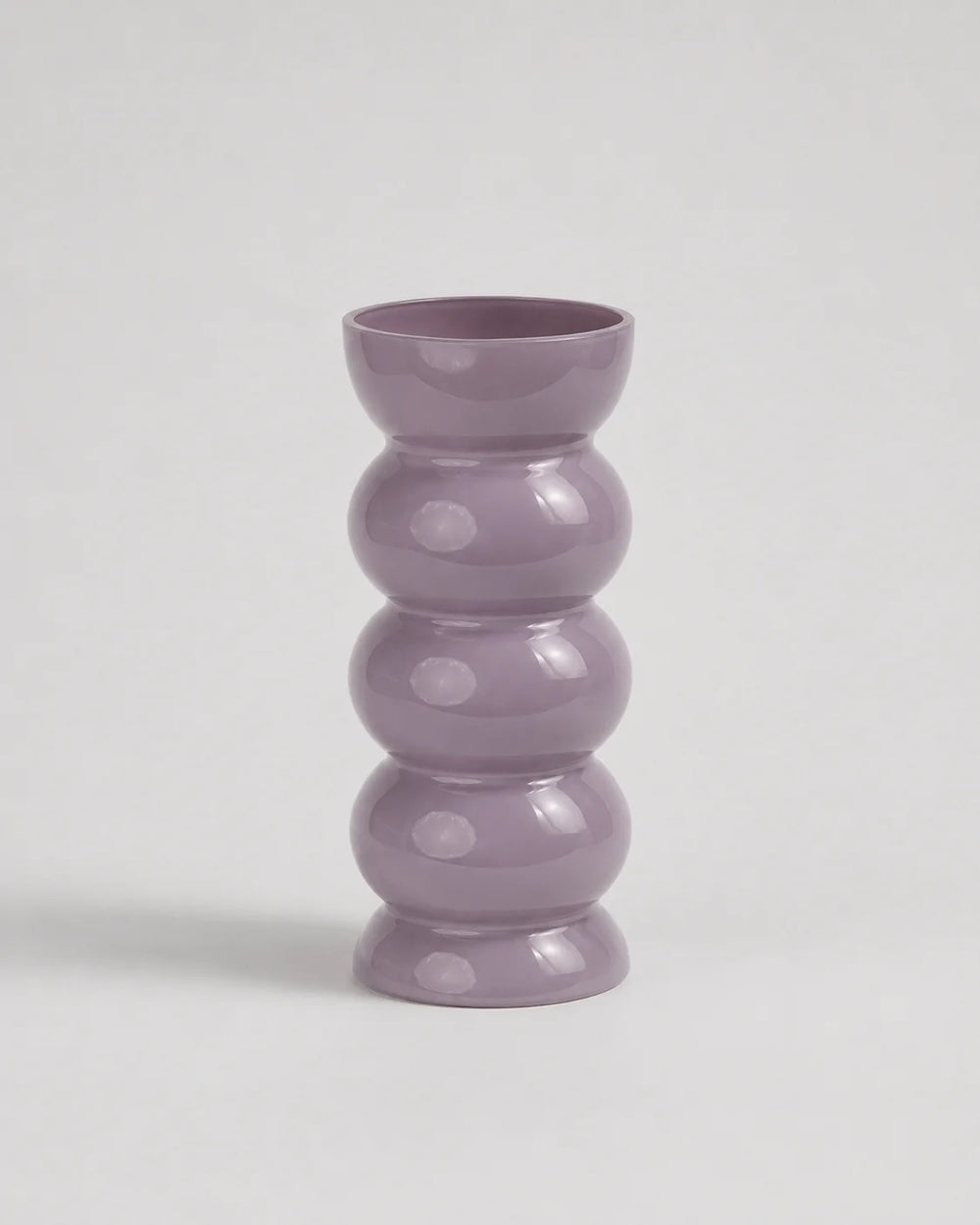 Glass Vase Frosted Bubble