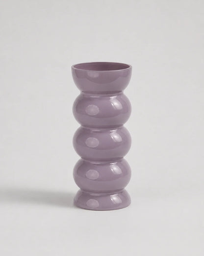 Glass Vase Frosted Bubble