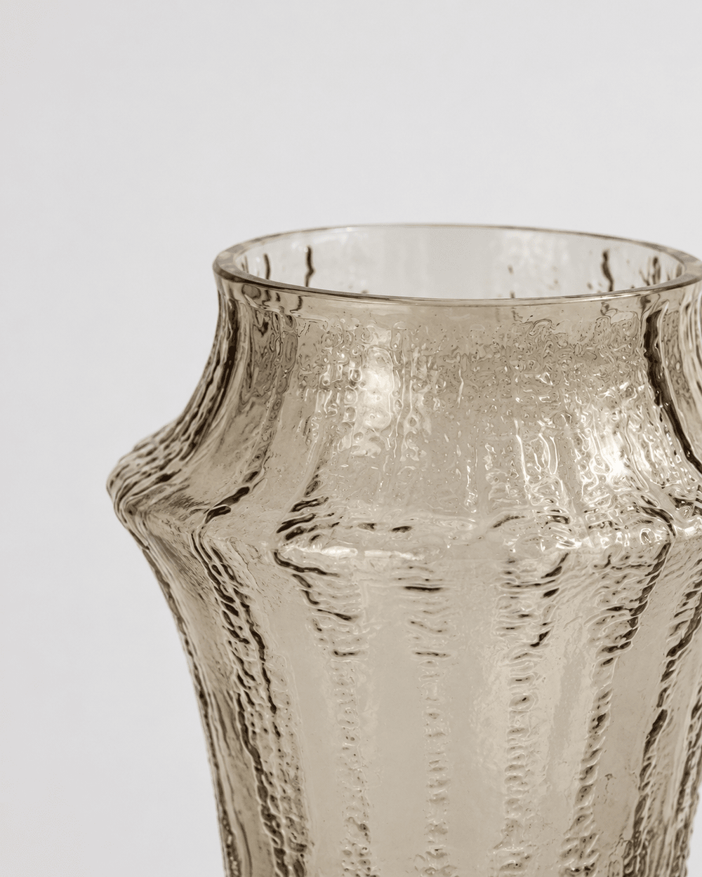 Glass Vase Bronze Mercury