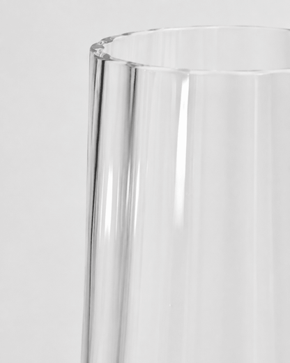 Glass Vase Chalet with Base