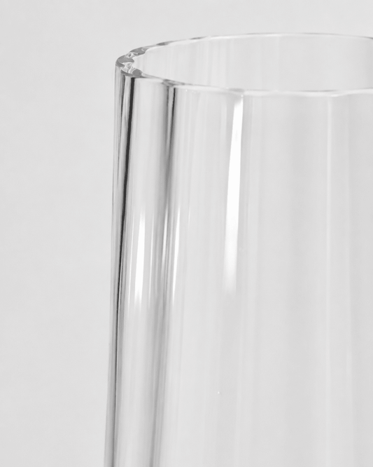 Glass Vase Chalet with Base