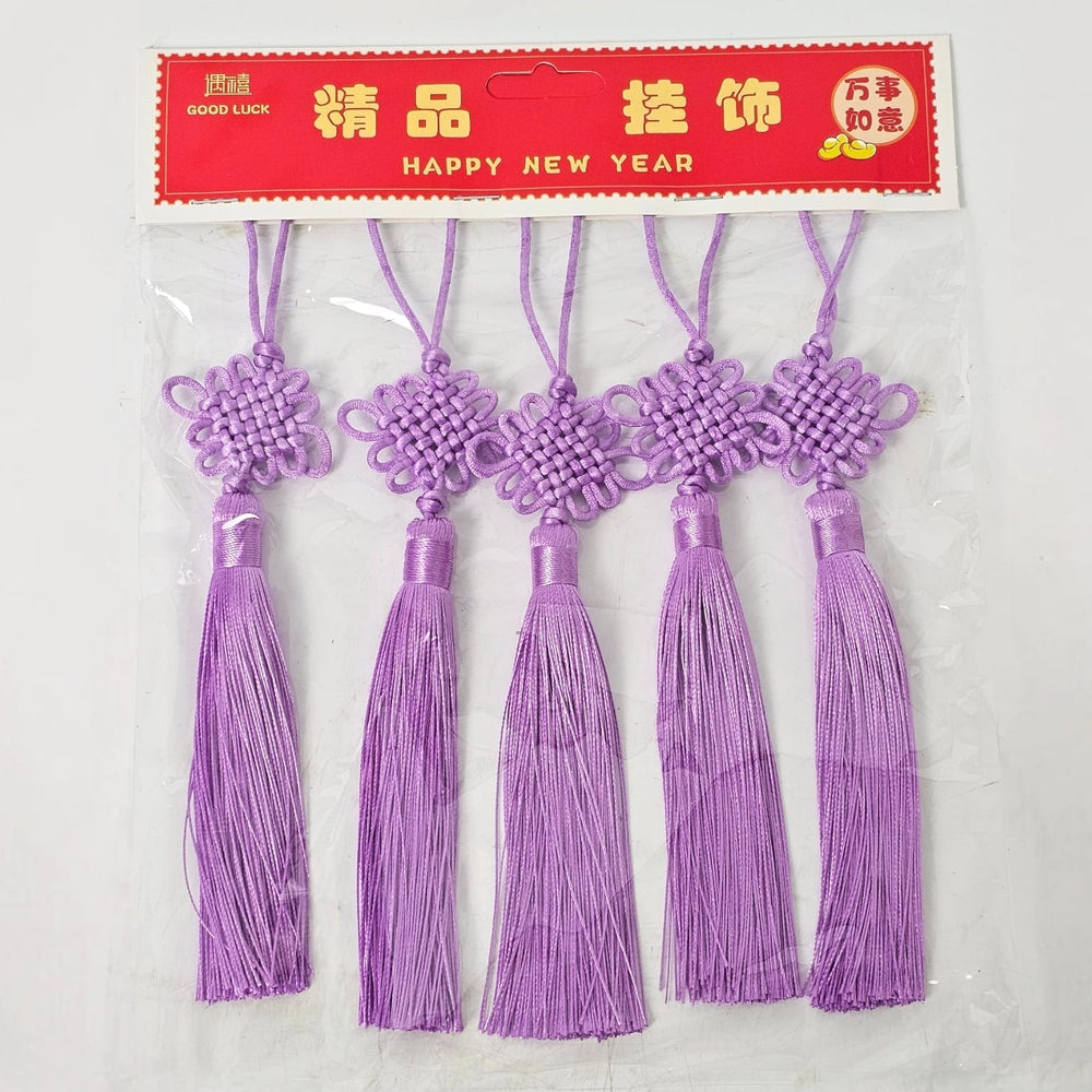CNY Tassle - Purple (5pcs)