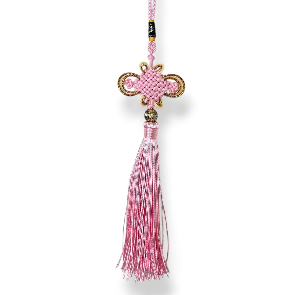 CNY Tassle with Gold Line - Light Pink (5pcs)