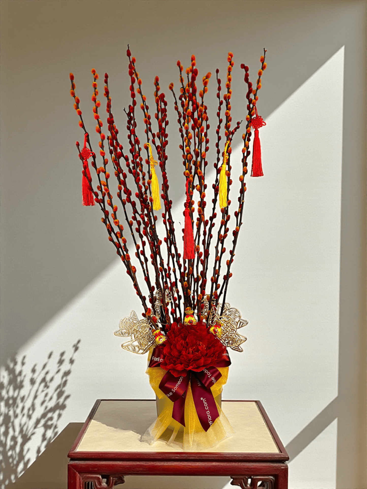 Ascending Prosperity Pussy Willows – Table Flower