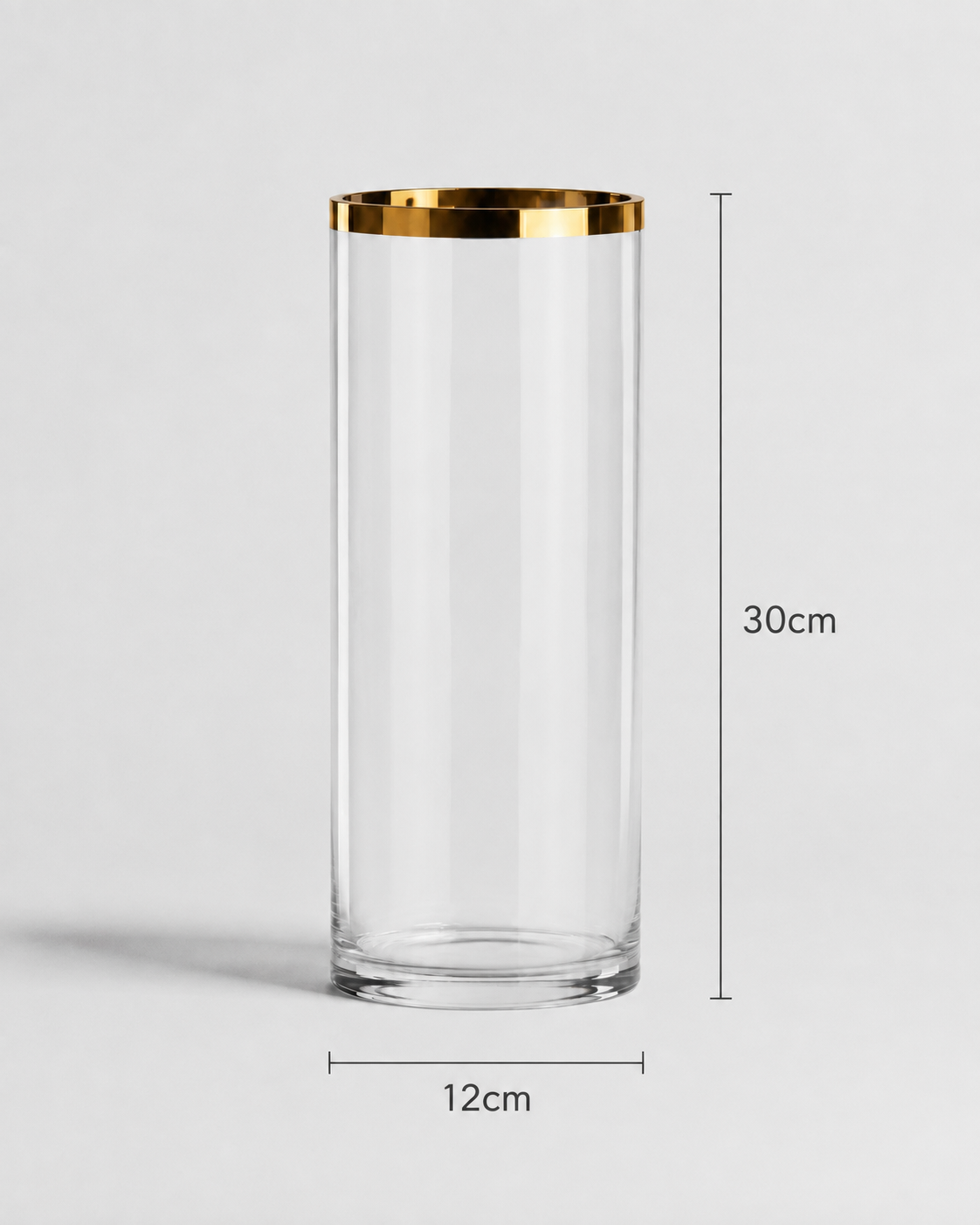 Glass Vase 12cm x 30cm