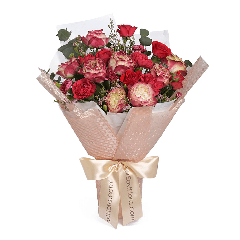 Crimson Blush - Flower Bouquet