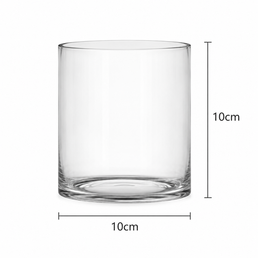 Glass Vase 10cmx10cm