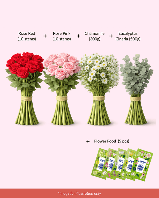 FCMMD04 - Rose, Chamomile, Eucalyptus & Flower Food