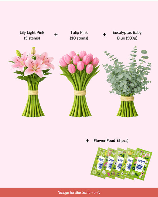 FCMMD09 - Lily, Tulip, Eucalyptus  & Flower Food