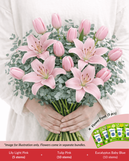 FCMMD09 - Lily, Tulip, Eucalyptus  & Flower Food