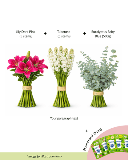 FCMRY01 - Lily, Tuberose & Eucalyptus