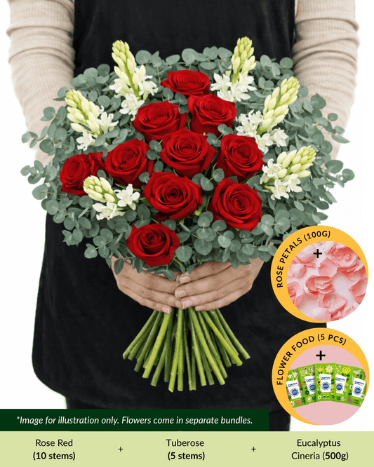 FCMRY03 - Tuberose, Rose, Eucalyptus & Rose Petals