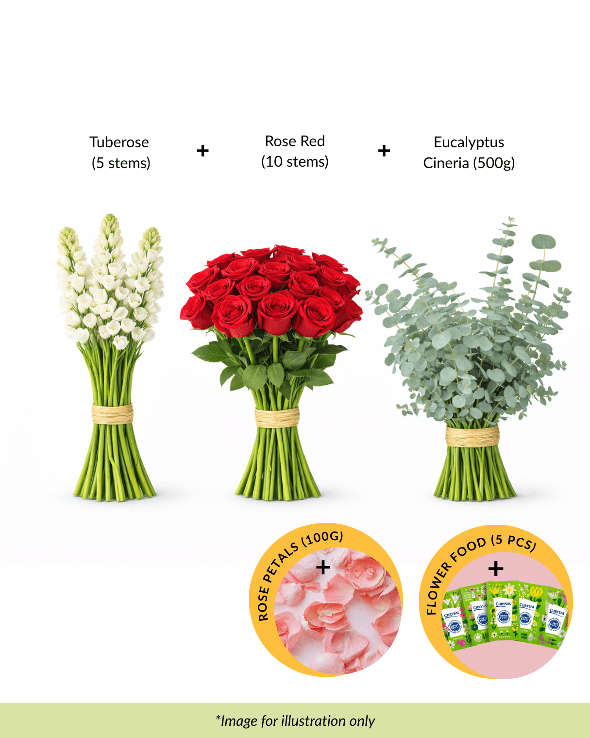 FCMRY03 - Tuberose, Rose, Eucalyptus & Rose Petals