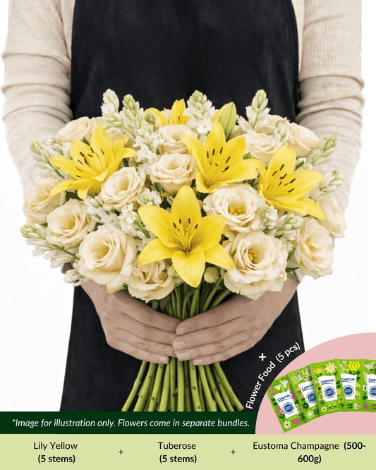 FCMRY08 - Lily, Tuberose & Eustoma