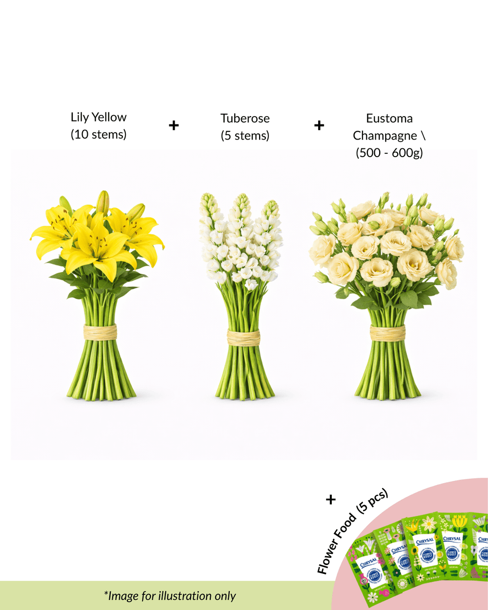 FCMRY08 - Lily, Tuberose & Eustoma