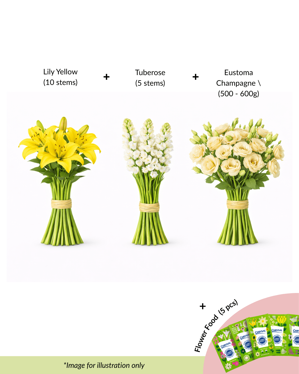 FCMRY08 - Lily, Tuberose & Eustoma