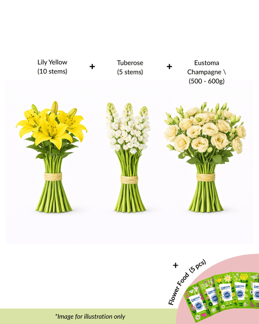 FCMRY08 - Lily, Tuberose & Eustoma