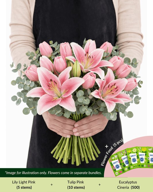 FCMRY09 - Lily, Tulip & Eucalyptus