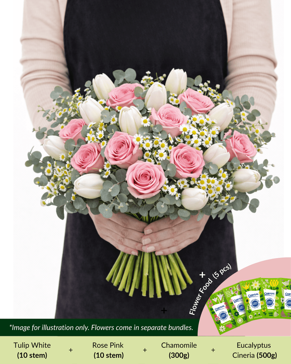 FCMRY12 - Tulip, Rose, Chamomile & Eucalyptus