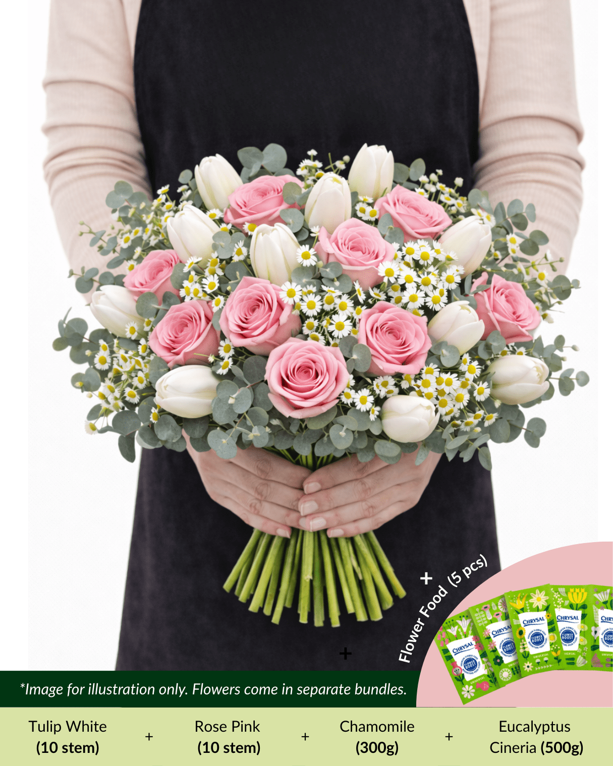 FCMRY12 - Tulip, Rose, Chamomile & Eucalyptus