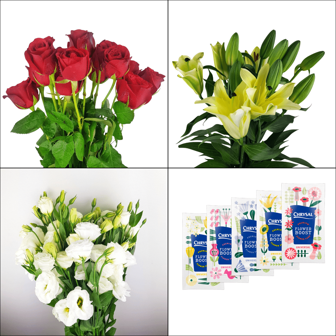 FCMVD06 - Rose, Lily & Eustoma
