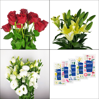 FCMVD06 - Rose, Lily & Eustoma
