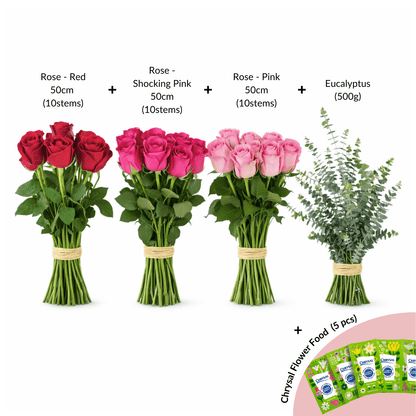 FCMVD13 - Roses & Eucalyptus