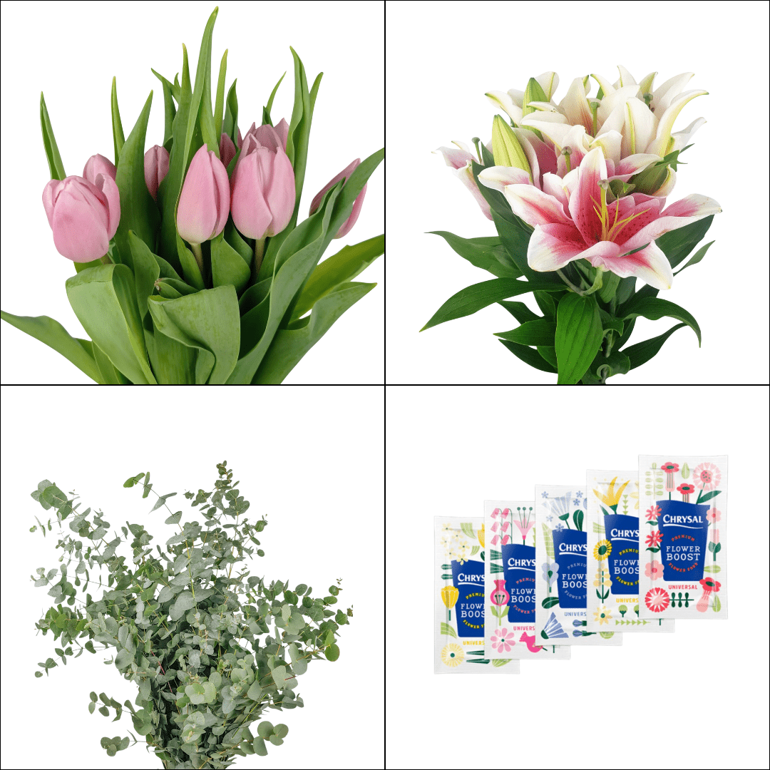 FCMVD20 - Tulip, Lily & Eucalyptus