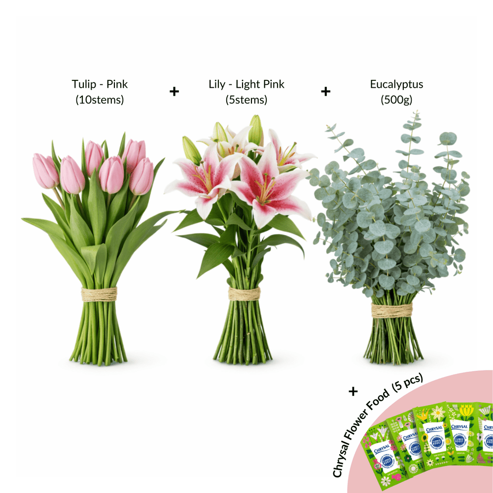 FCMVD20 - Tulip, Lily & Eucalyptus