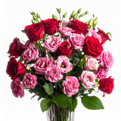 FCMVD08 - Rose, Eustoma & Carnation