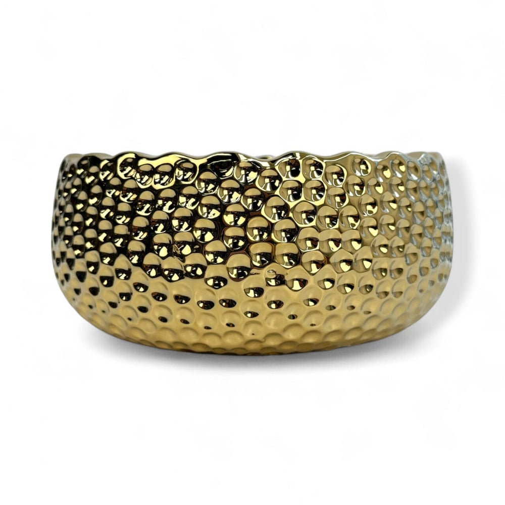 Gold Pot With Texture - Small