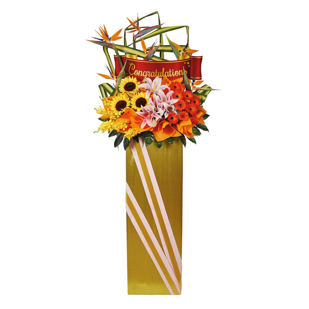 MYCON17 - Congratulatory Flower Stand - Thriving Success