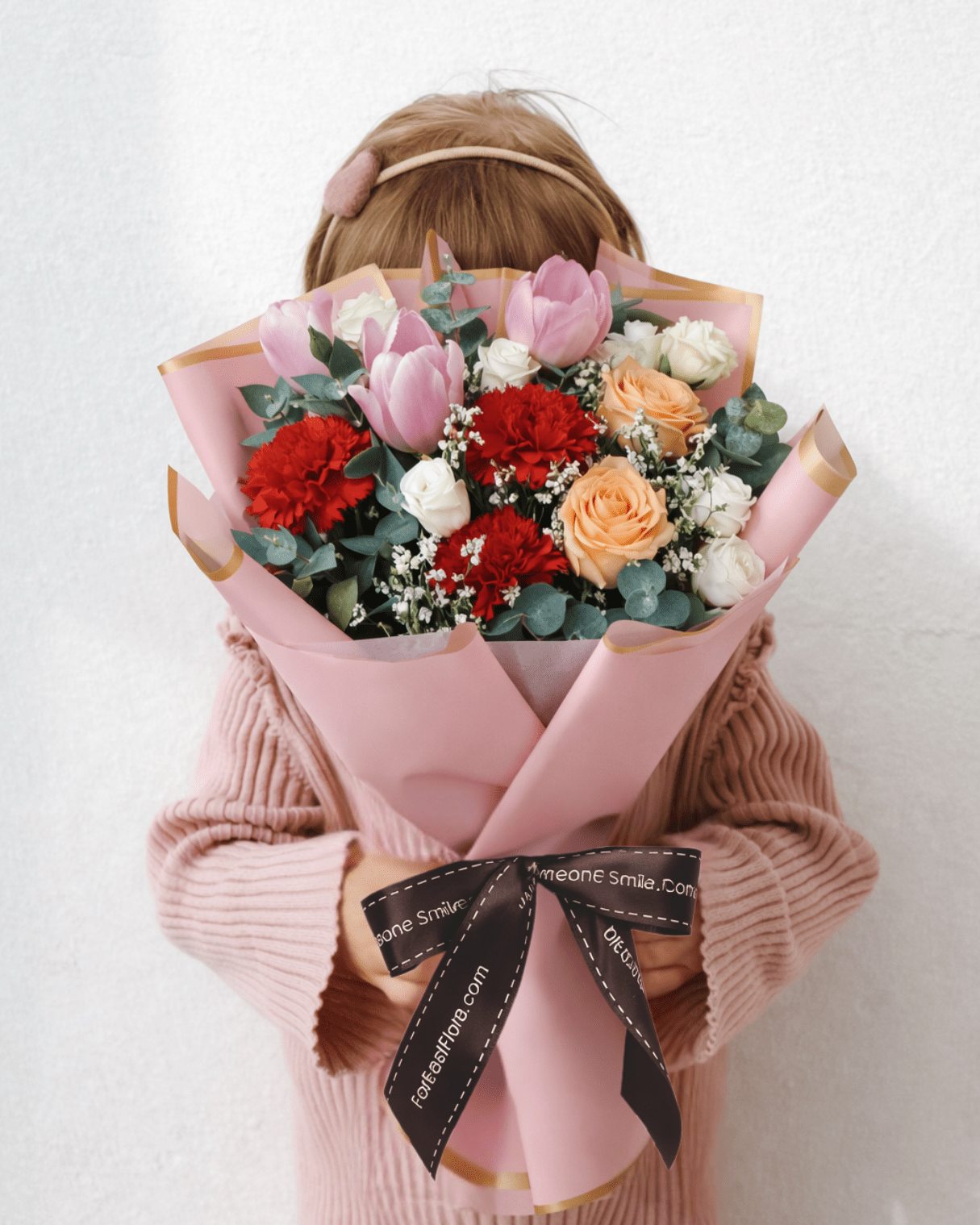 MD10 | Growing Love - Tulip Carnation Rose Bouquet