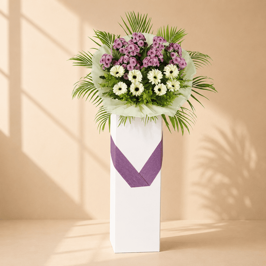 Delicate Life Condolence & Funeral Flower Stand