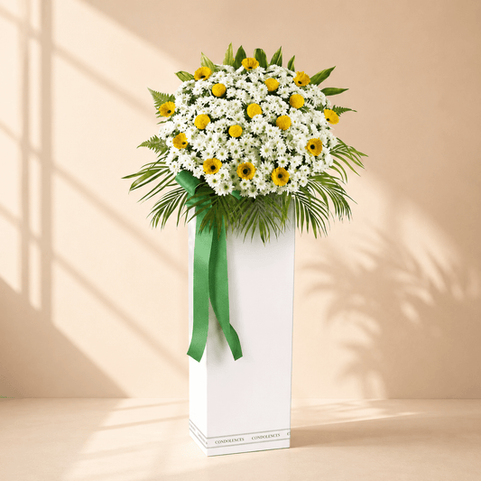 Circle Of Life Condolence & Funeral Flower Stand