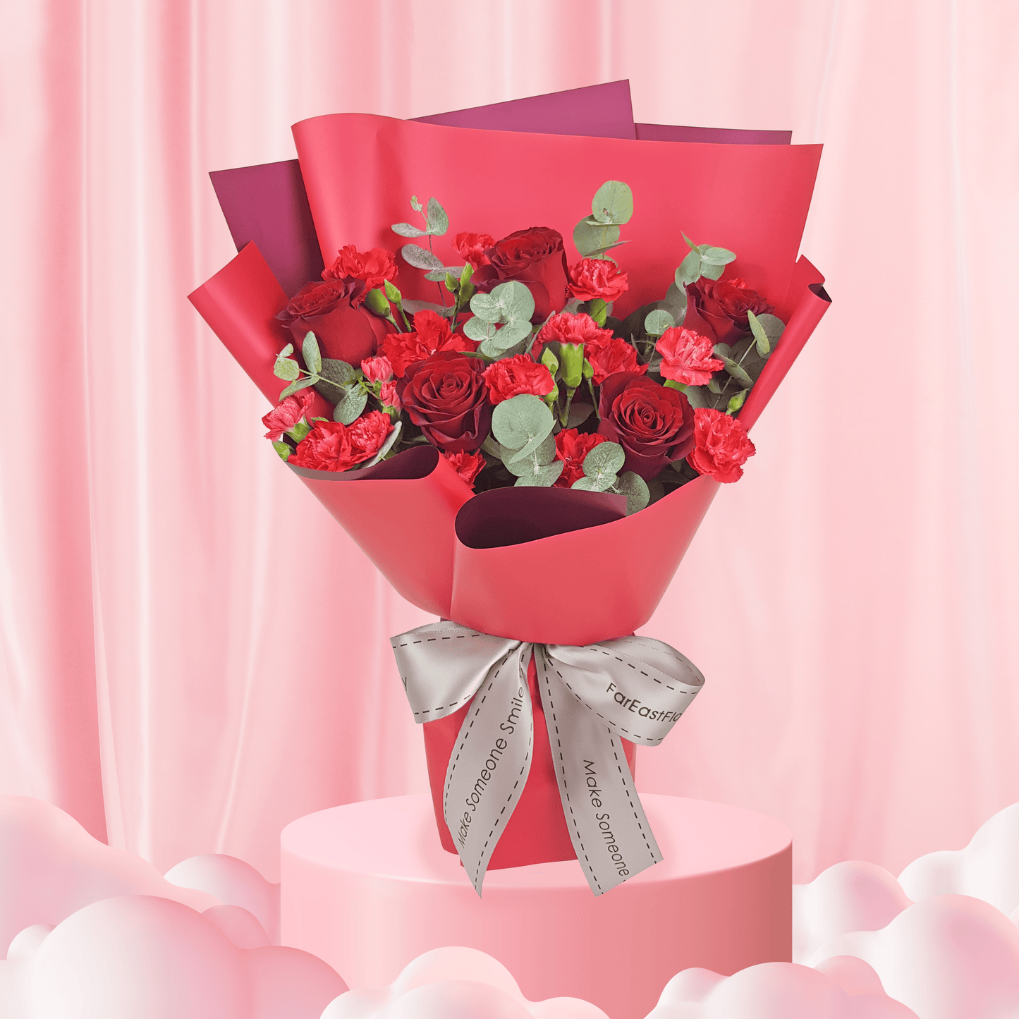Timeless Bloom - Red Rose Flower Bouquet